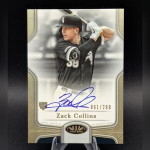 2020 Topps Tier One Break Out Auto /299 Zack Collins #BOA-ZCO Rookie Card RC